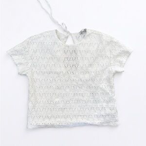 NWOT Women’s Dex Crochet Style Cotton Summer Top Size Medium